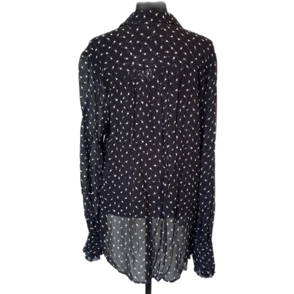 KARINA GRIMALDI Georgette Back Floral Blouse - Size S (runs big) - Picture 3 of 8